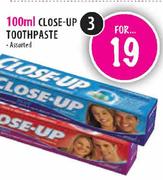 Close-Up Toothpaste Assorted-100ml