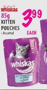 Whiskas Kitten Pouches-85g Each