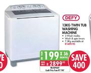 Defy Twin Tub Washing Machine-13kg