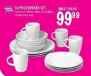 Simple Choice Dinner Set-16 piece