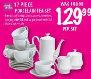 Simple Choice Porcelain Tea Set-17 Piece