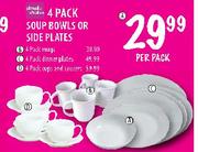 Simple Choice Dinner Plates-4 Pack