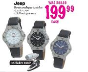 Jeep Gents Analogue Watches-Each