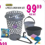 Addis Linen Bin Set-6 Piece 