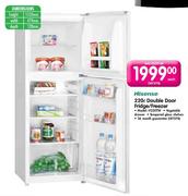 Hisense Double Door Fridge/Freezer-220L(H220TW)