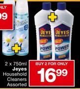 Jeyes Household Cleaners Assorted-2x750ml