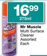 Mr Muscle Multi Surface Cleaner Assorted Each-275ml