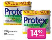 Protex Anti Bacterial Soap-4 x 100g per pack