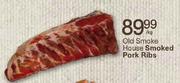 Old Smoke House Smoked Pork Ribs-Per Kg