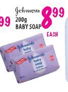 Johnson's Baby Soap-200g each