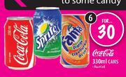 Coca-Cola Cans-6 x 330ml