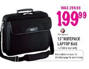 Targus 15" Notepack Laptop Bag