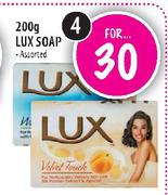 Lux Soap Assorted-4 x 200g