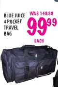 Blue Juice 4 Pocket Travel Bag