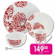 Fleur 16 Piece Dinner Set