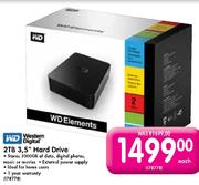 Western Digital 2TB 3.5" Hard Drive Each