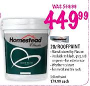 Homestead Roof Paint- 20Ltr
