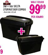 30Ltr +60Ltr Storage Box Combo