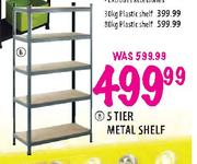 5 Tier Metal Shelf