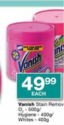 Vanish Stain Remover Whites-400gm