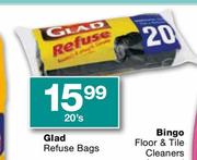 Glad Refuse Bags-20's
