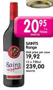 Saints Range-1 x 750ml