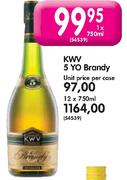 KWV 5 Yo Brandy-12 x 750ml