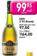 KWV 5 Yo Brandy-1 x 750ml