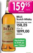 Bells Scotch Whisky-Unit Price Per Case