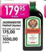 Jagermeister Herbal Liqueur-1 x 1L