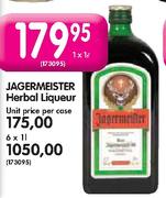 Jagermeister Herbal Liqueur-6 x 1L
