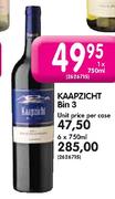 Kaapzicht Bin 3-6 x 750ml