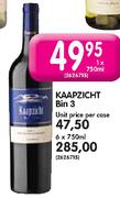 Kaapzicht Bin 3-Unit Price Per Case