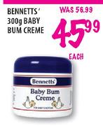 Bennetts' Baby Bum Creme-300g each
