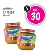 Purity 2nd Foods Assorted-5's