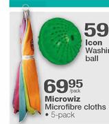 Microwiz Microfibre Cloths-5 Pack