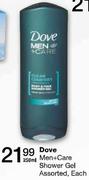 Dove Men + Care Shower Gel Asorted-250ml Each