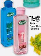 Radox Foam Bath Assorted-300ml Each
