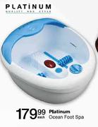 Platinum Ocean Foot Spa-Each