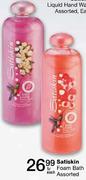 Satiskin Foam Bath Assorted-1L Each