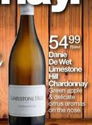 Danie De Wet Limestone Hill Chardonnay-750ml