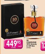 De Compagnie 10 YO Brandy In Gift Box-1x750ml