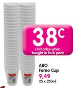 Aro Fomo Cup-25x250ml