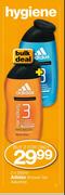 Adidas shower Gel Assorted-2x250ml Each 