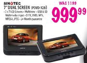 Sinotec 7" Dual Screen(PDVD-X2B)