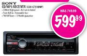 Sony CD/MP3 Receiver(CDX-GT310MP)