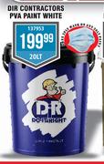 DIR Contractors PVA Paint White-20Ltr