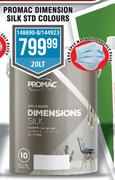 Promac Dimension Silk STD Colours-20Ltr