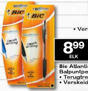 Bic Atlantis Balpuntpen Terugtrekbaar Verskeidenheid-elk
