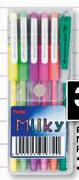 Pentel Milky Hybrid Gel Pens 5/6 Pack